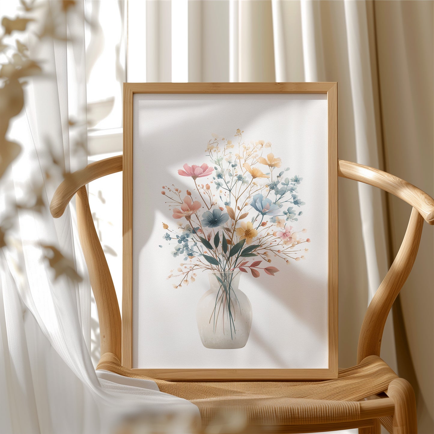 Whispered Symphony of Pastel Blooms