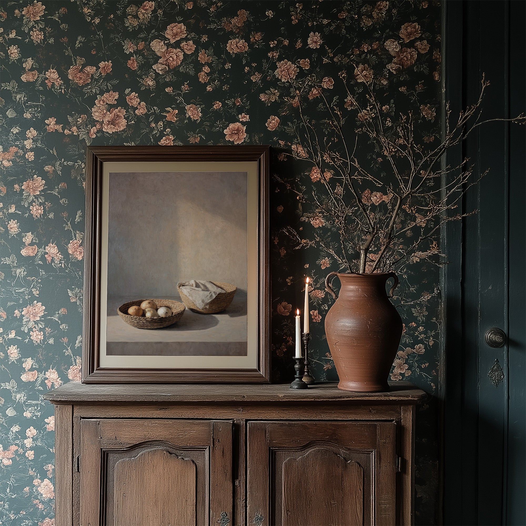 Rustic Simplicity: Onions and Linen