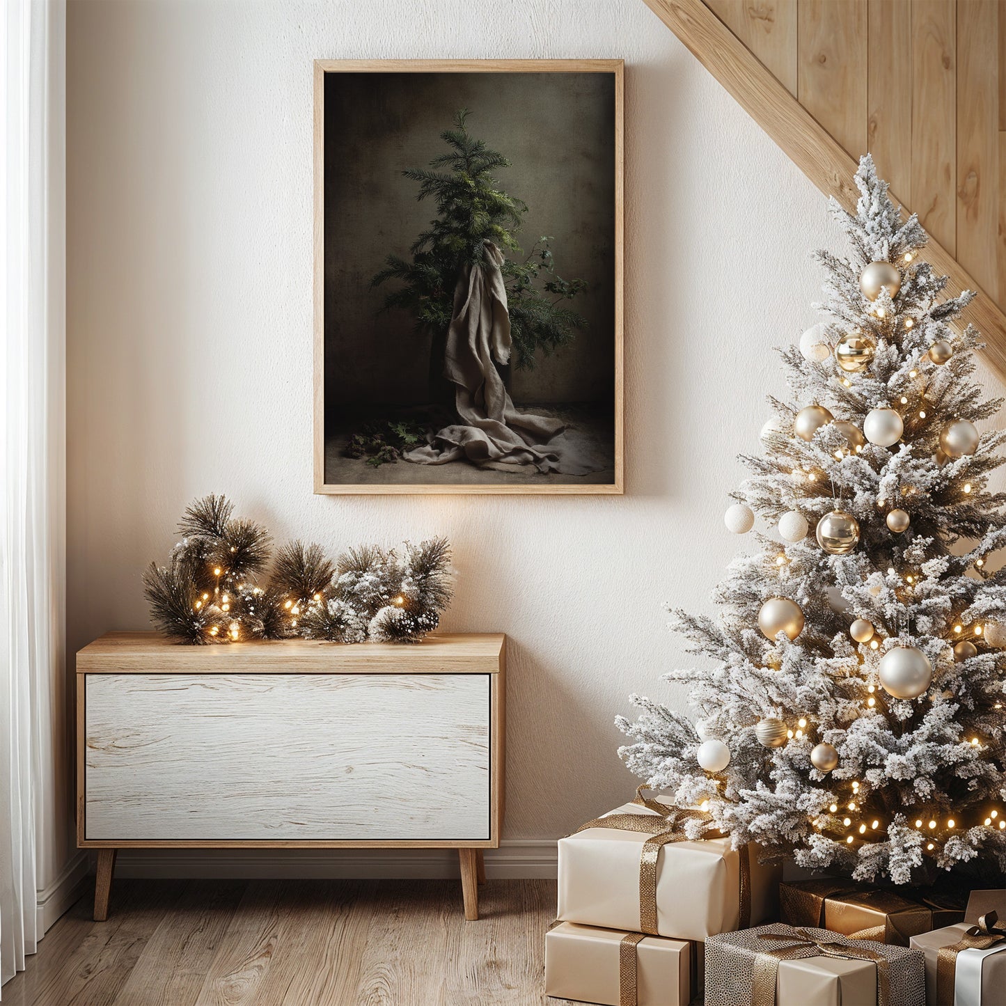 Evergreen Solitude: Nature's Quiet Elegance
