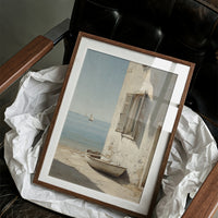 Mediterranean Whispers: Shoreline Solitude
