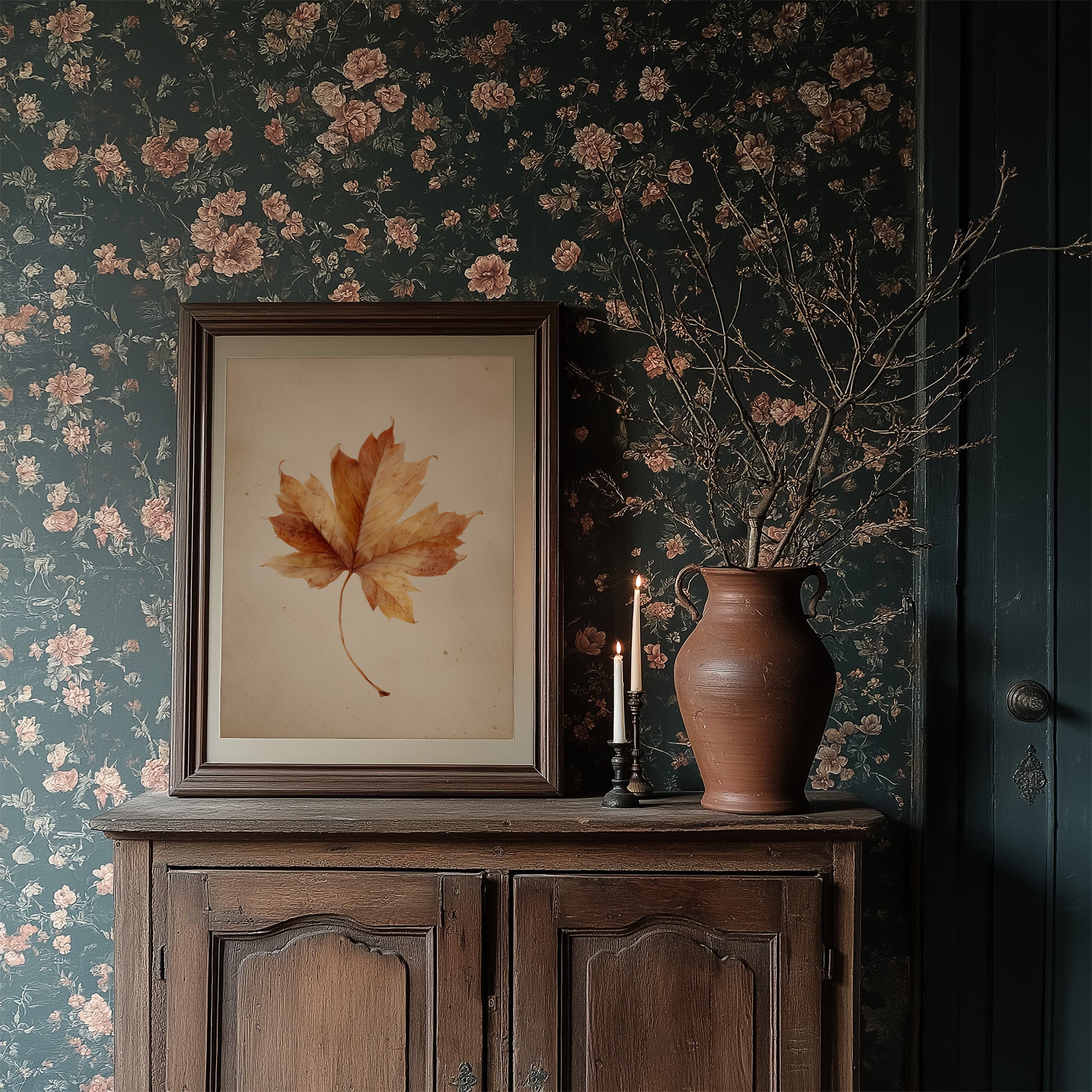 Autumn's Whisper on Parchment