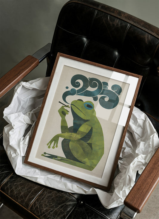 Whimsical Amphibian's Midnight Melody