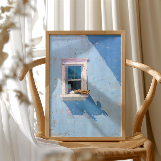 Azure Afternoon: Legs in Repose