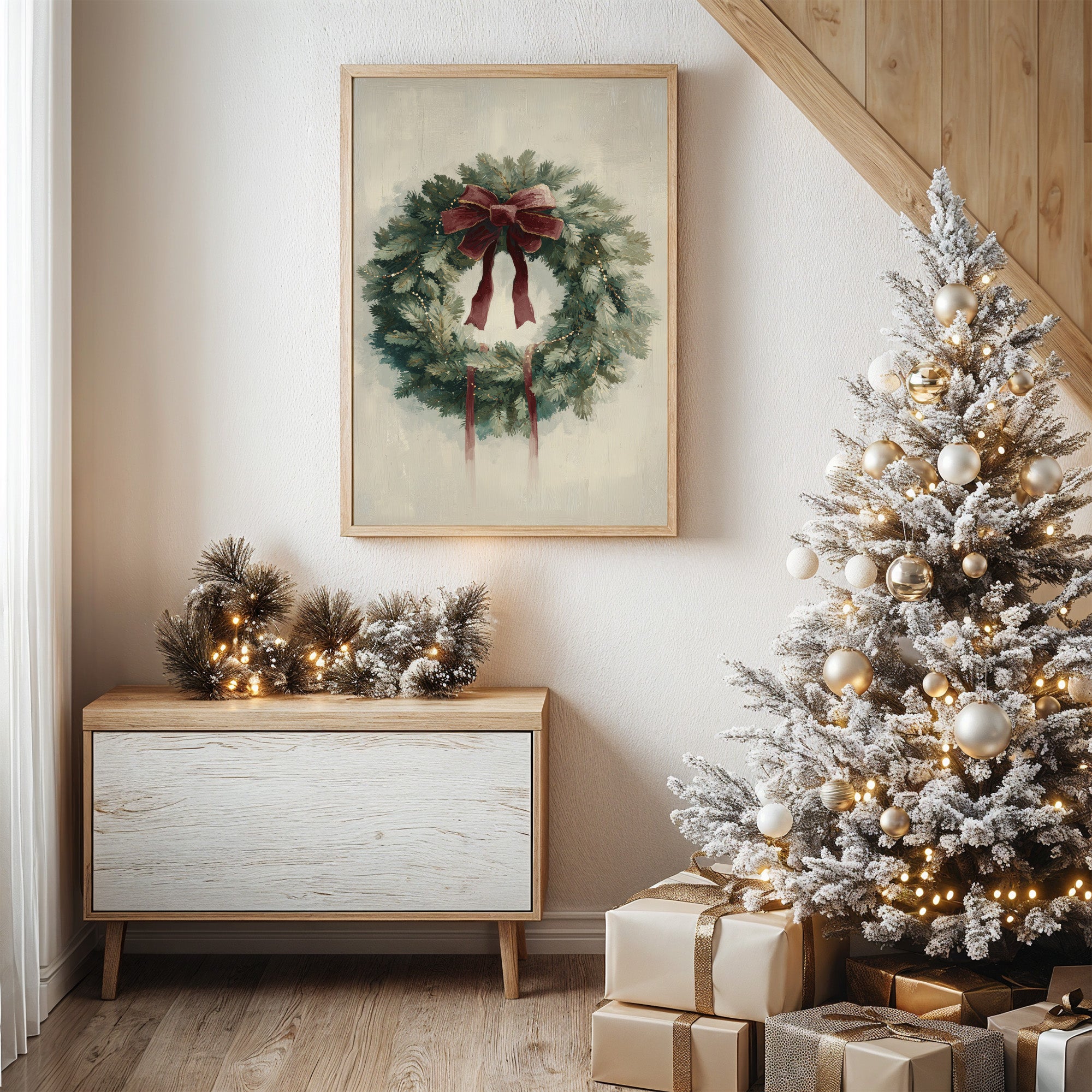 Evergreen Elegance: The Season Held Gently