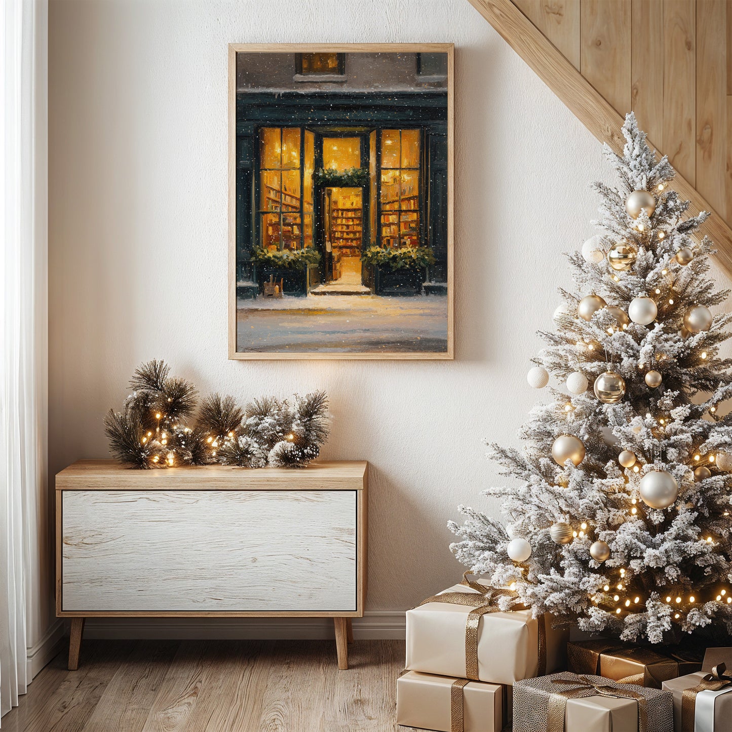 Winter's Bibliophile Haven