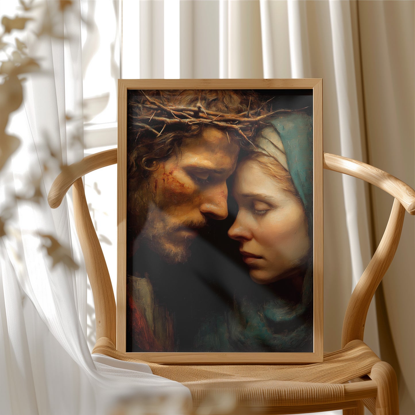Sacred Sorrow: Intimate Moment of Compassion