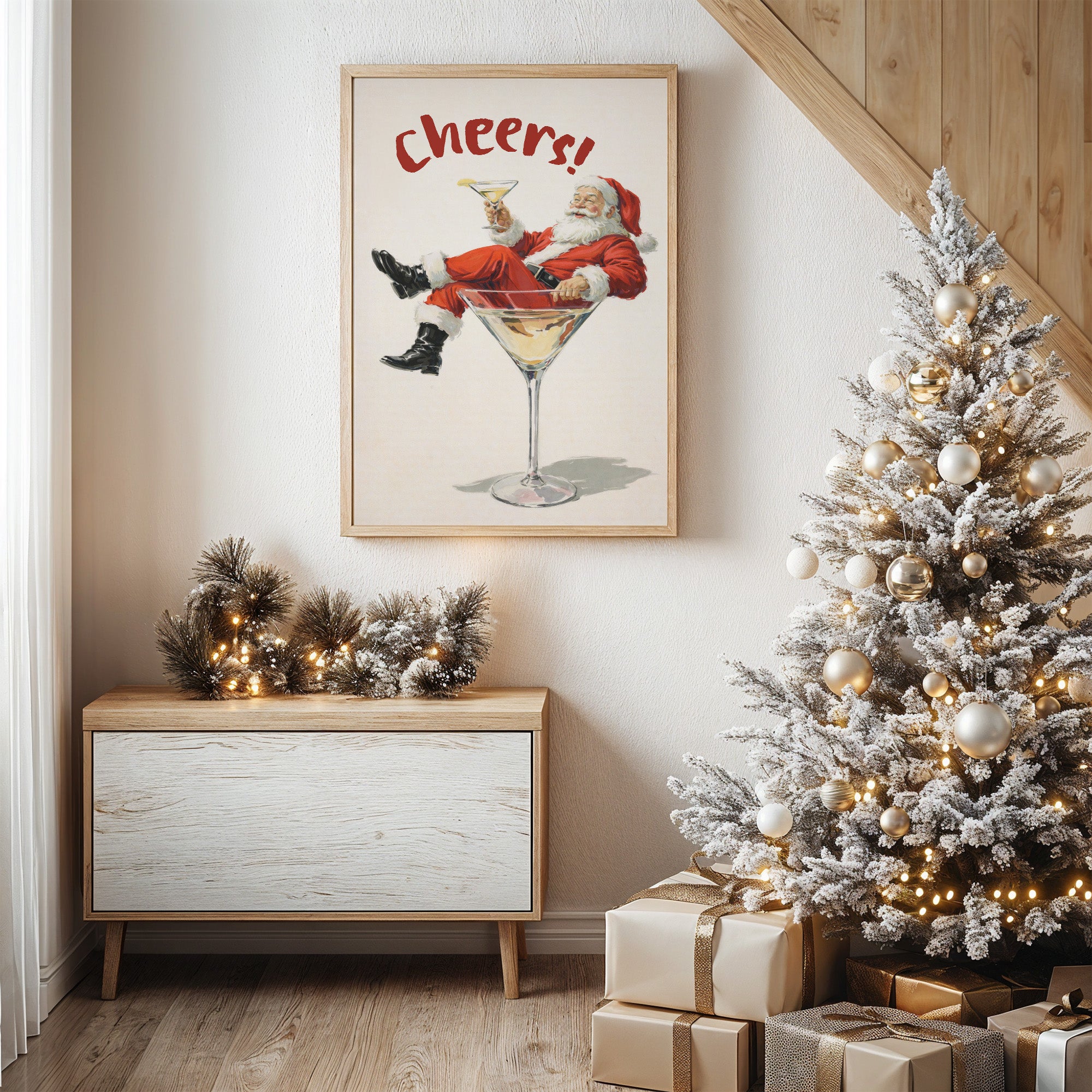 Holiday Spirit in a Cocktail Glass