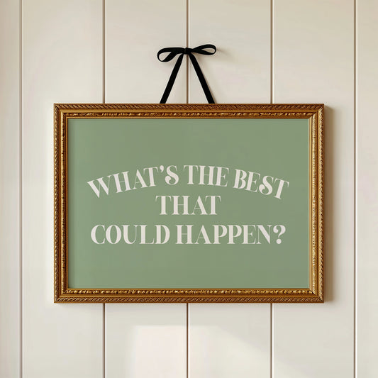 Optimistic Question In Sage Serenity