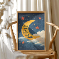 Celestial Promise in Midnight Blue