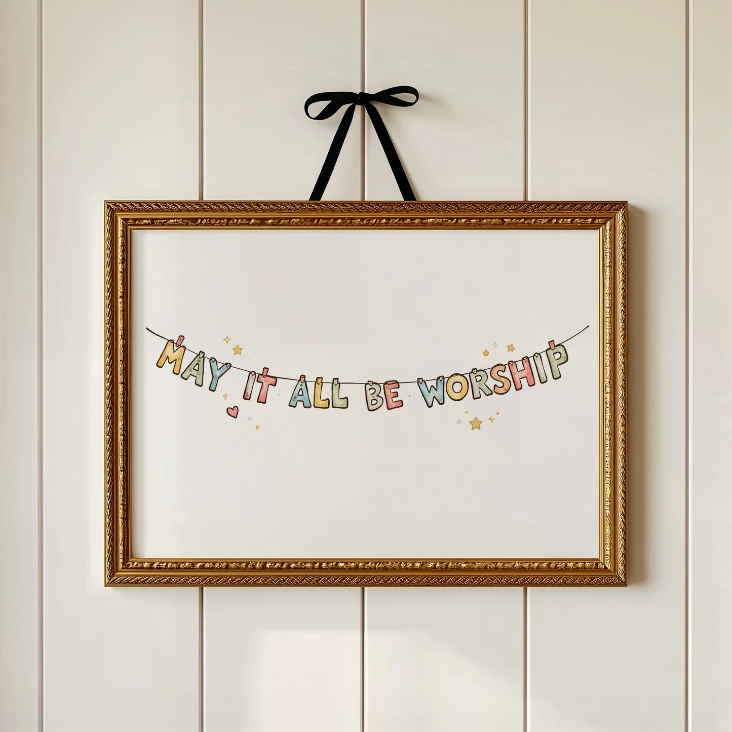 Pastel Prayer Hangs With Hope