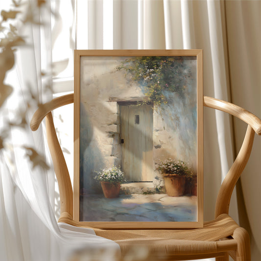 Mediterranean Threshold: Blossoms and Light