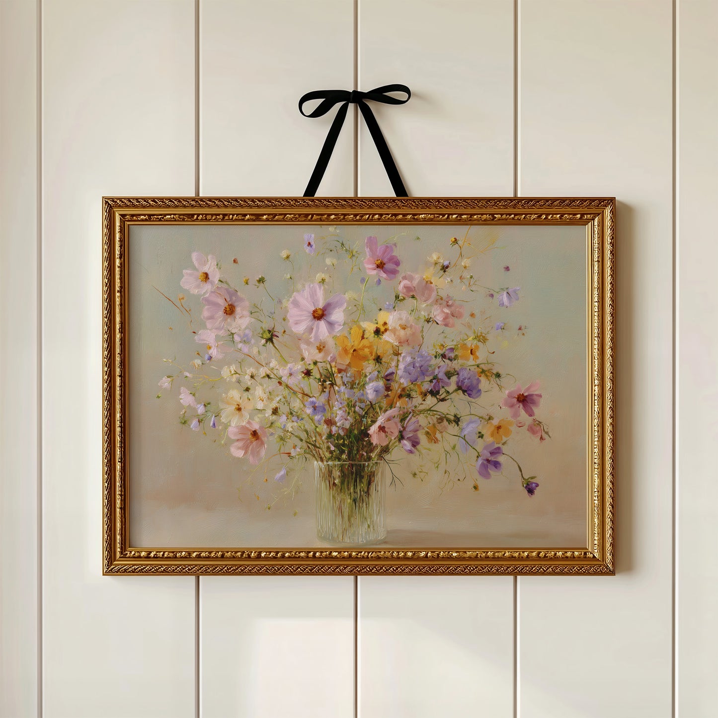 Pastel Symphony in Crystal Vessel