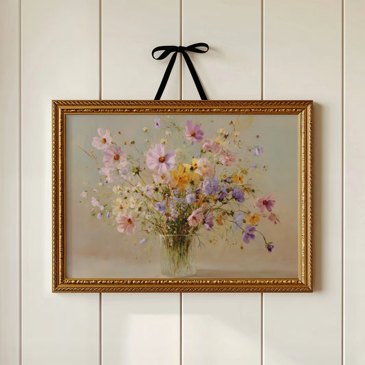 Pastel Symphony in Crystal Vessel