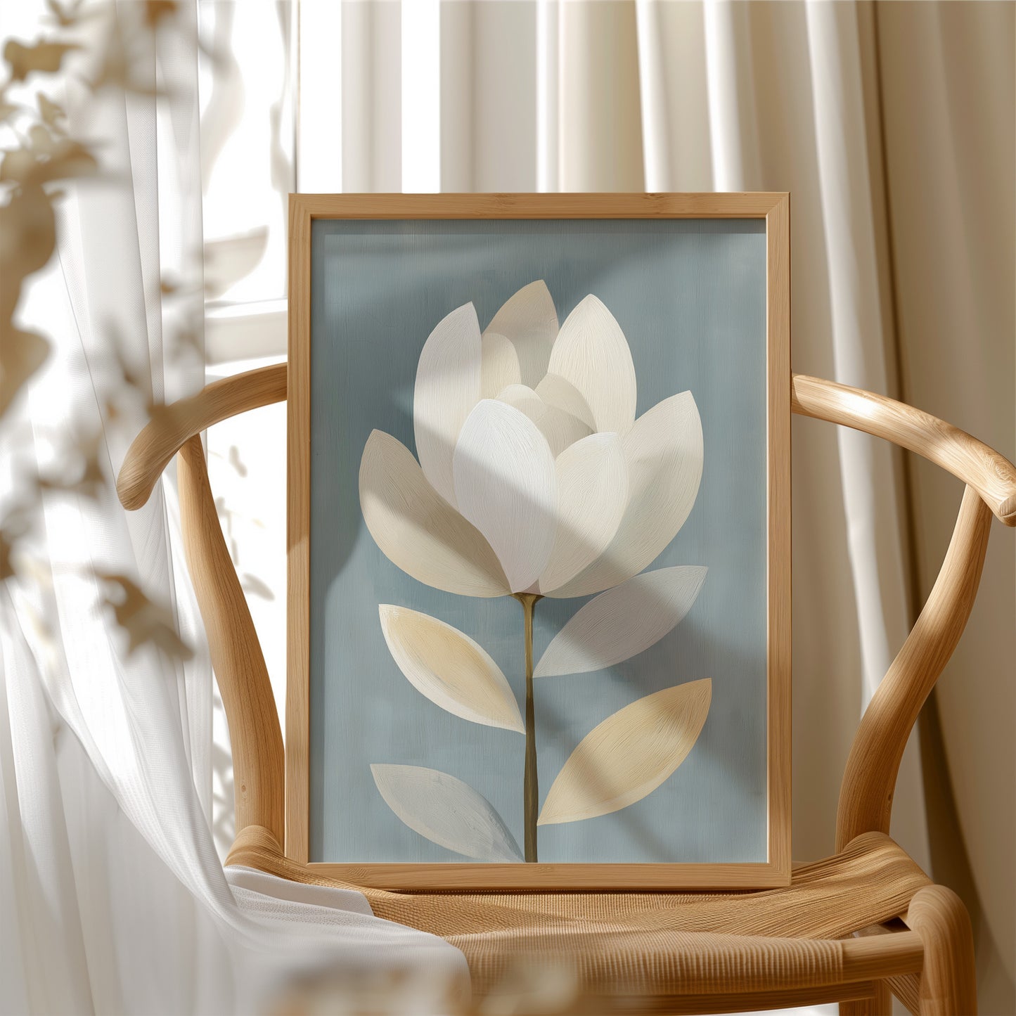 Ivory Blossom in Serene Stillness