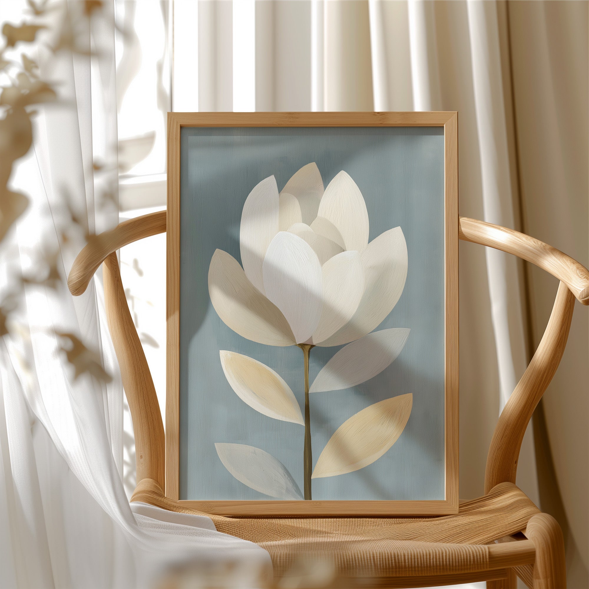 Ivory Blossom in Serene Stillness