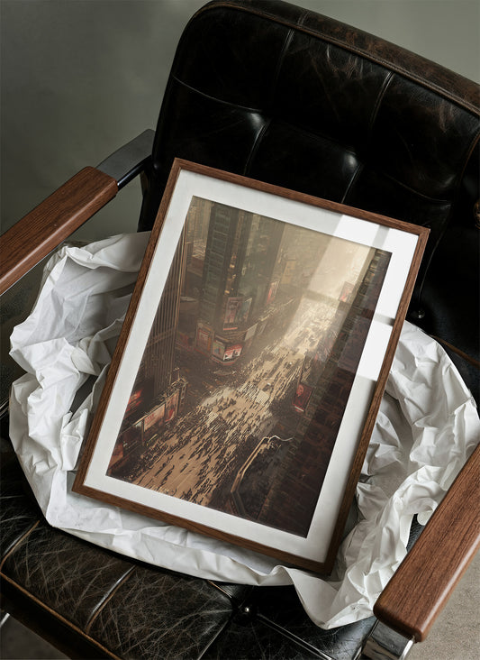 Golden Hour Metropolis: Shadows and Light