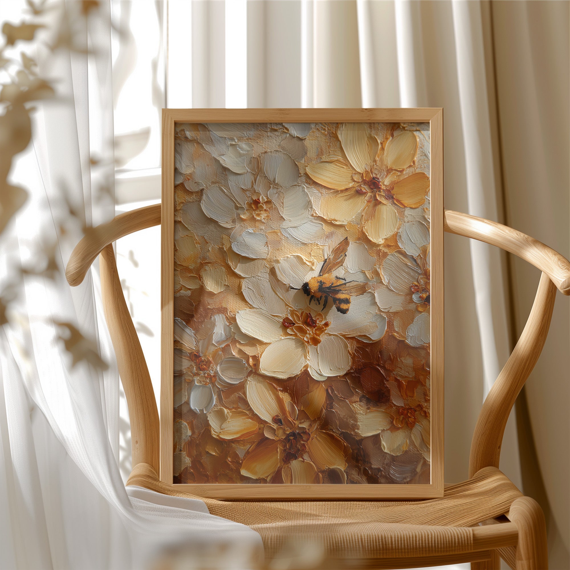 Honey Gatherer's Textured Paradise