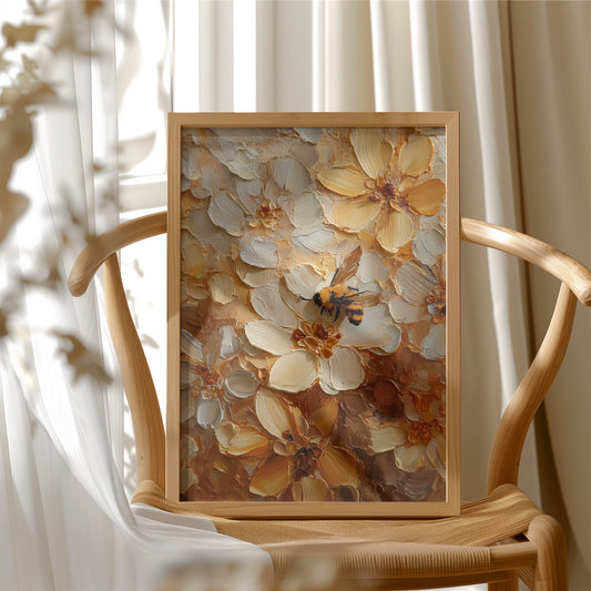 Honey Gatherer's Textured Paradise