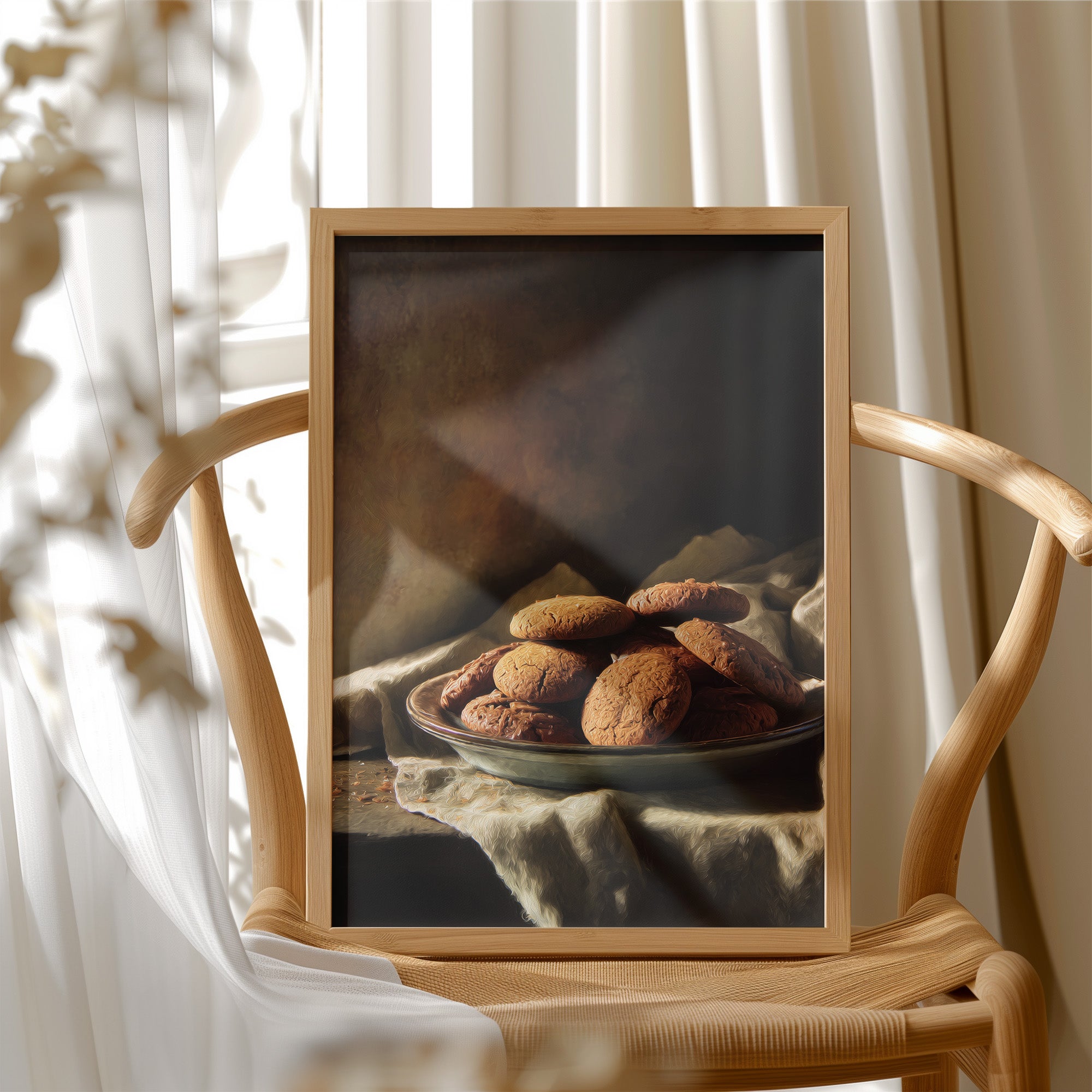 Rustic Abundance: Cookies in Chiaroscuro