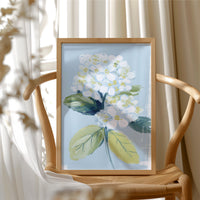Hydrangea Against Sky Blue