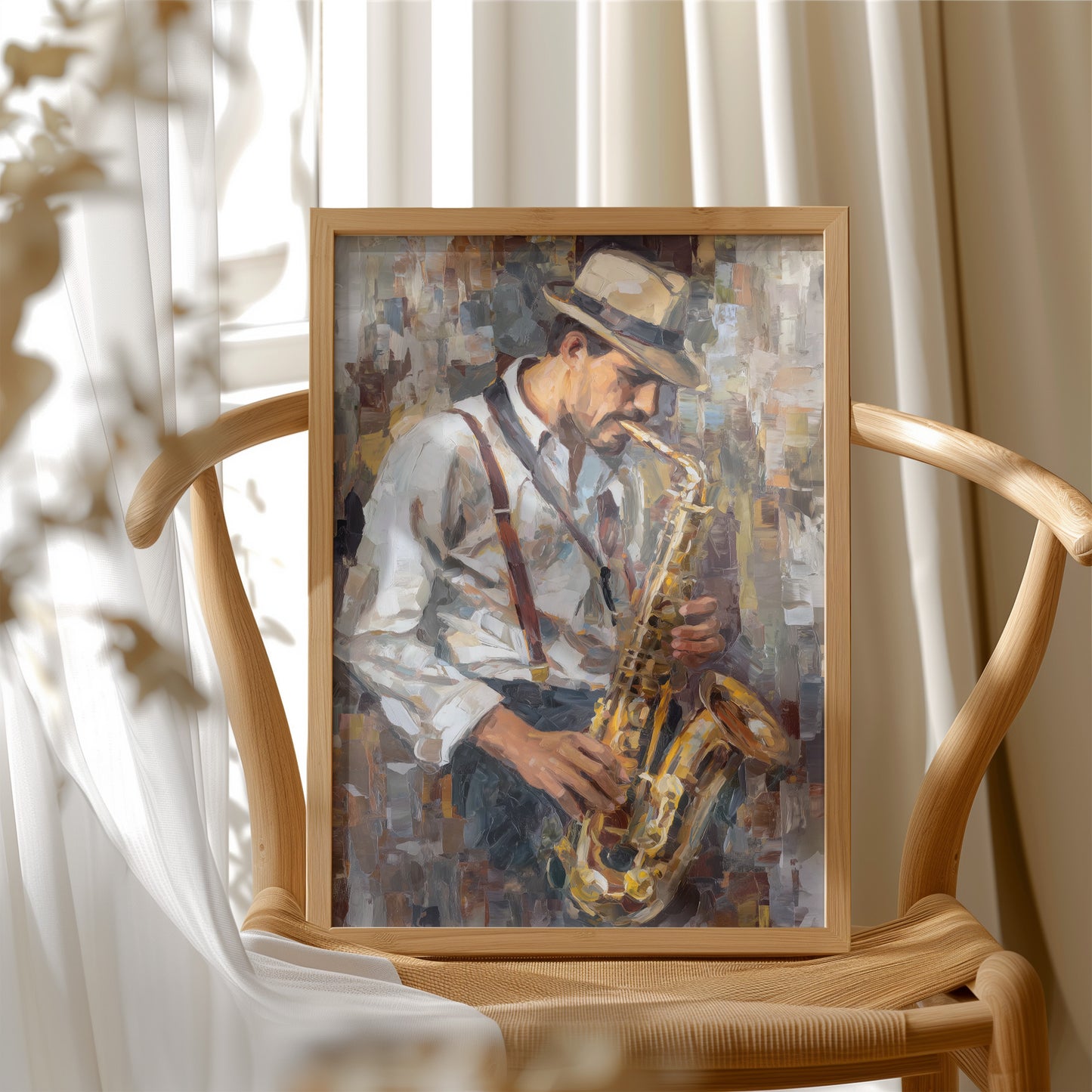 Melodic Reverie in Brushstrokes