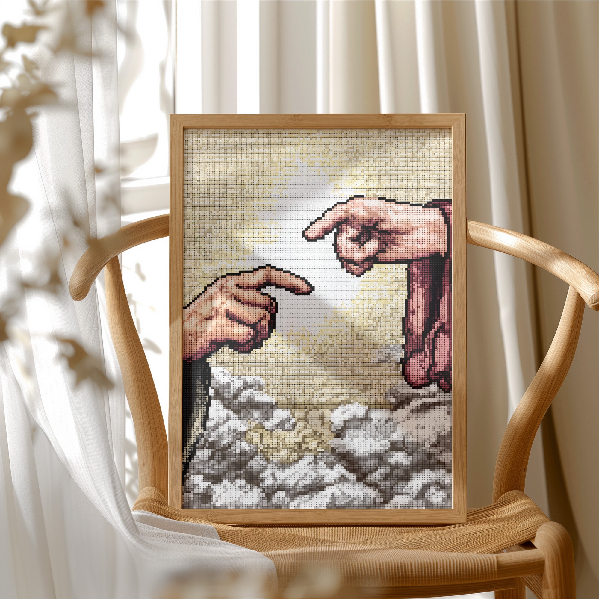 Pixelated Connection: The Digital Tapestry