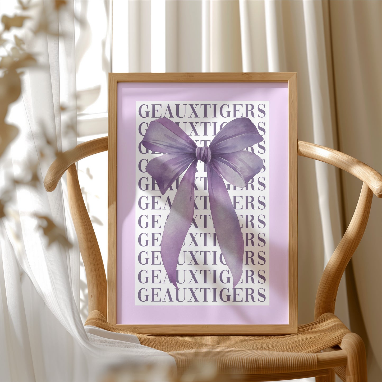 Purple Pride: LSU Spirit Wrapped in Elegance