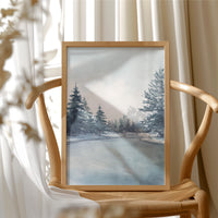 Winter's Whisper on Frozen Waters