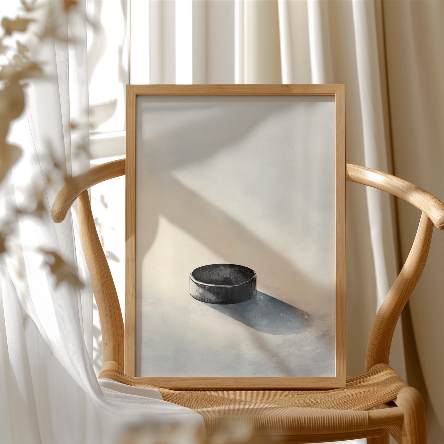 Solitary Puck: Meditation on Ice