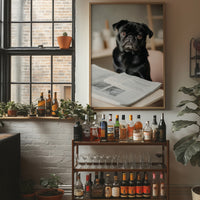 The Literary Companion: Pug's Morning Read
