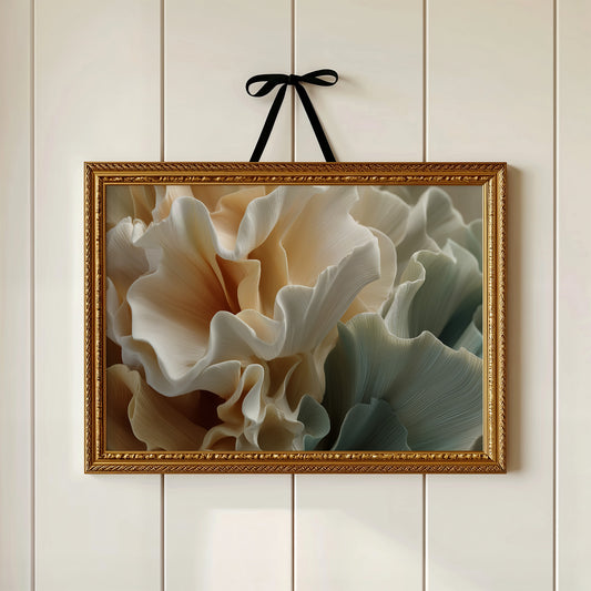 Petals Unfold Like Silk Ribbons