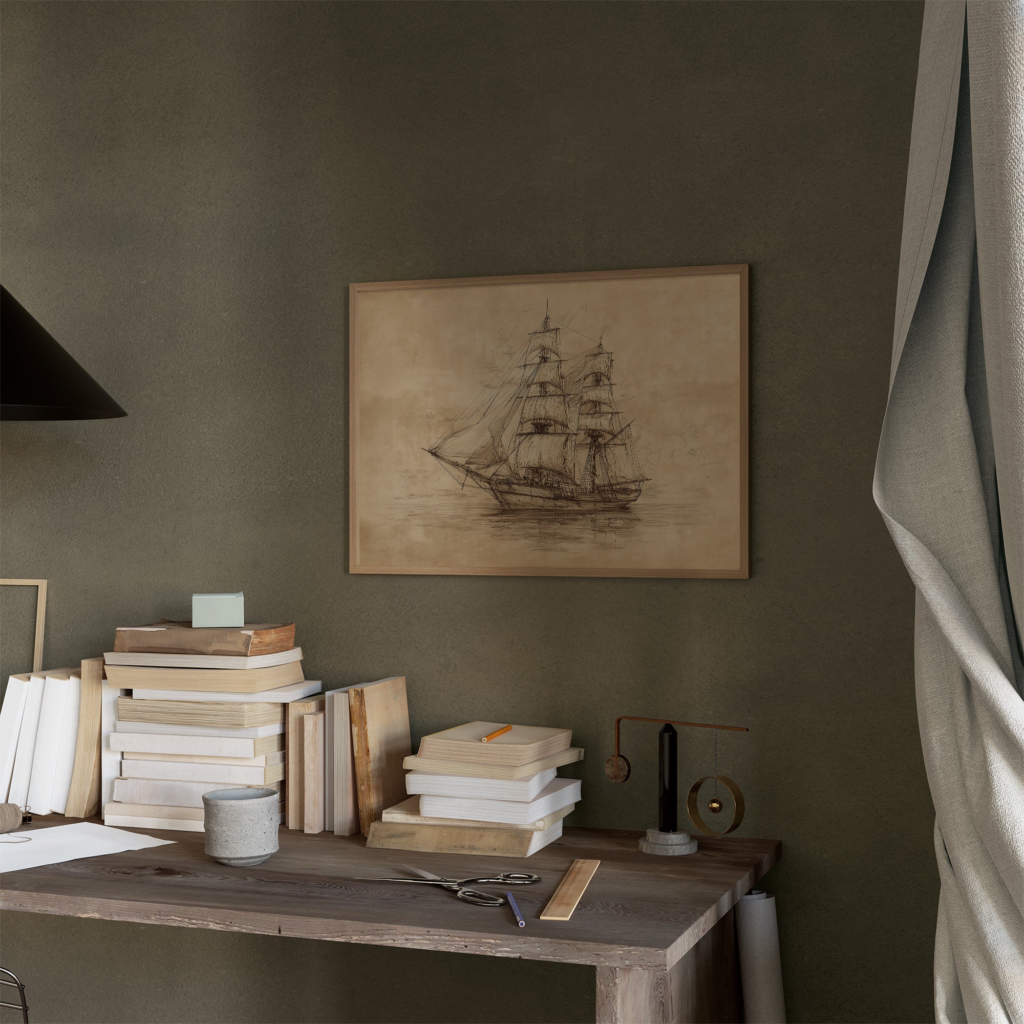 Sails Caught Between Memory and Horizon