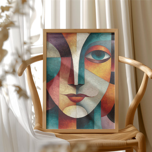 Fractured Identity In Bold Geometry