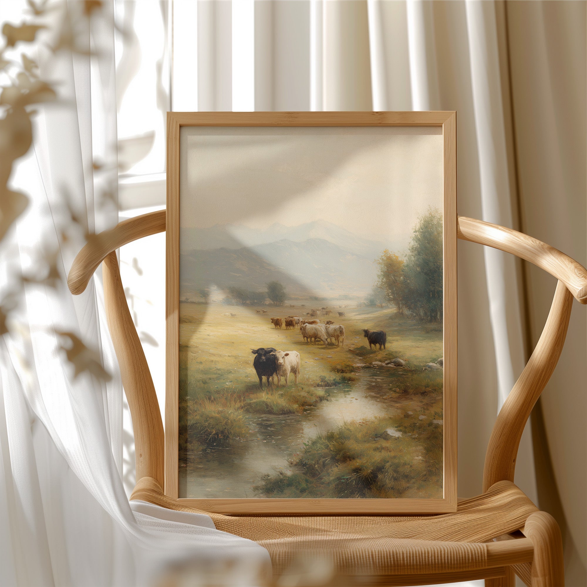 Cattle Graze Where Streams Remember