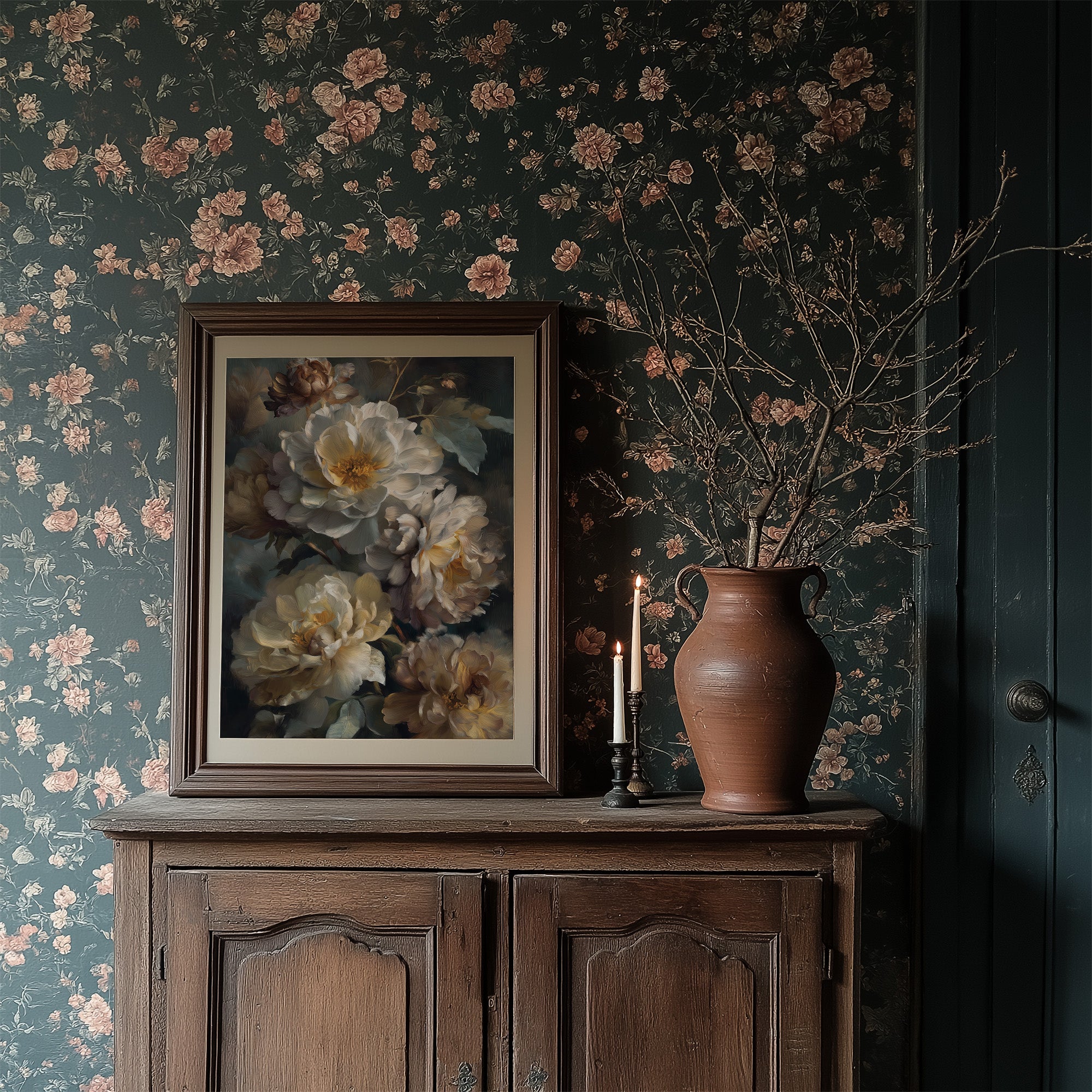 Ivory Petals Hold Golden Secrets