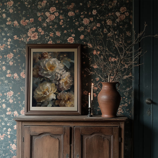 Ivory Petals Hold Golden Secrets