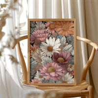 Copper Blooms In Midnight Garden