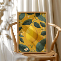 Golden Lemon Hangs In Honeyed Air