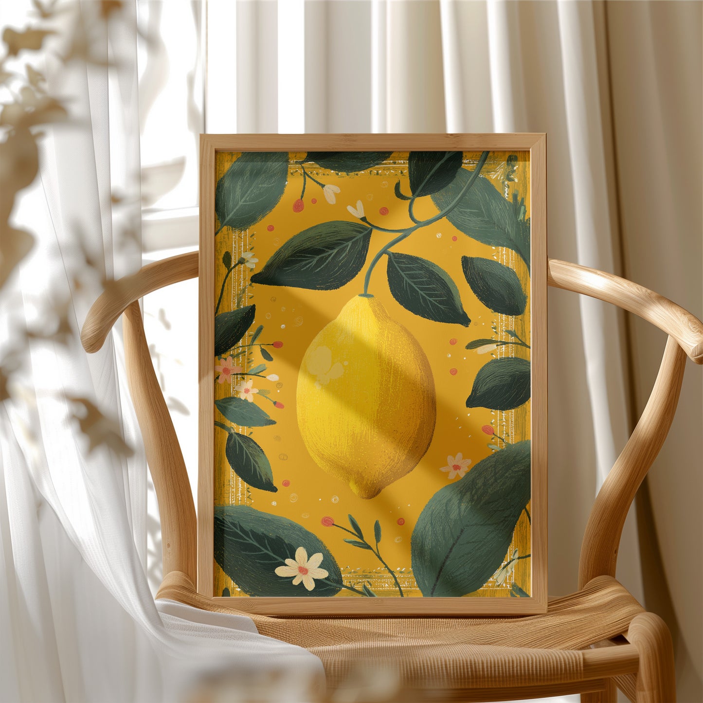 Golden Lemon Hangs In Honeyed Air