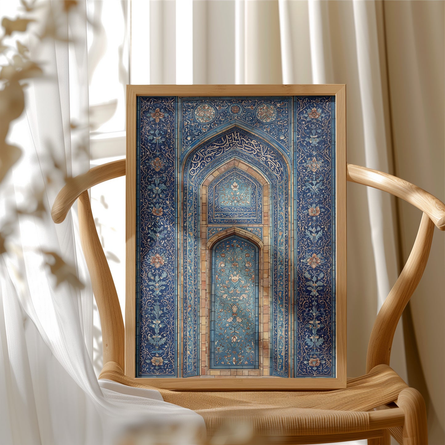 Blue Tiles Hold Ancient Prayers