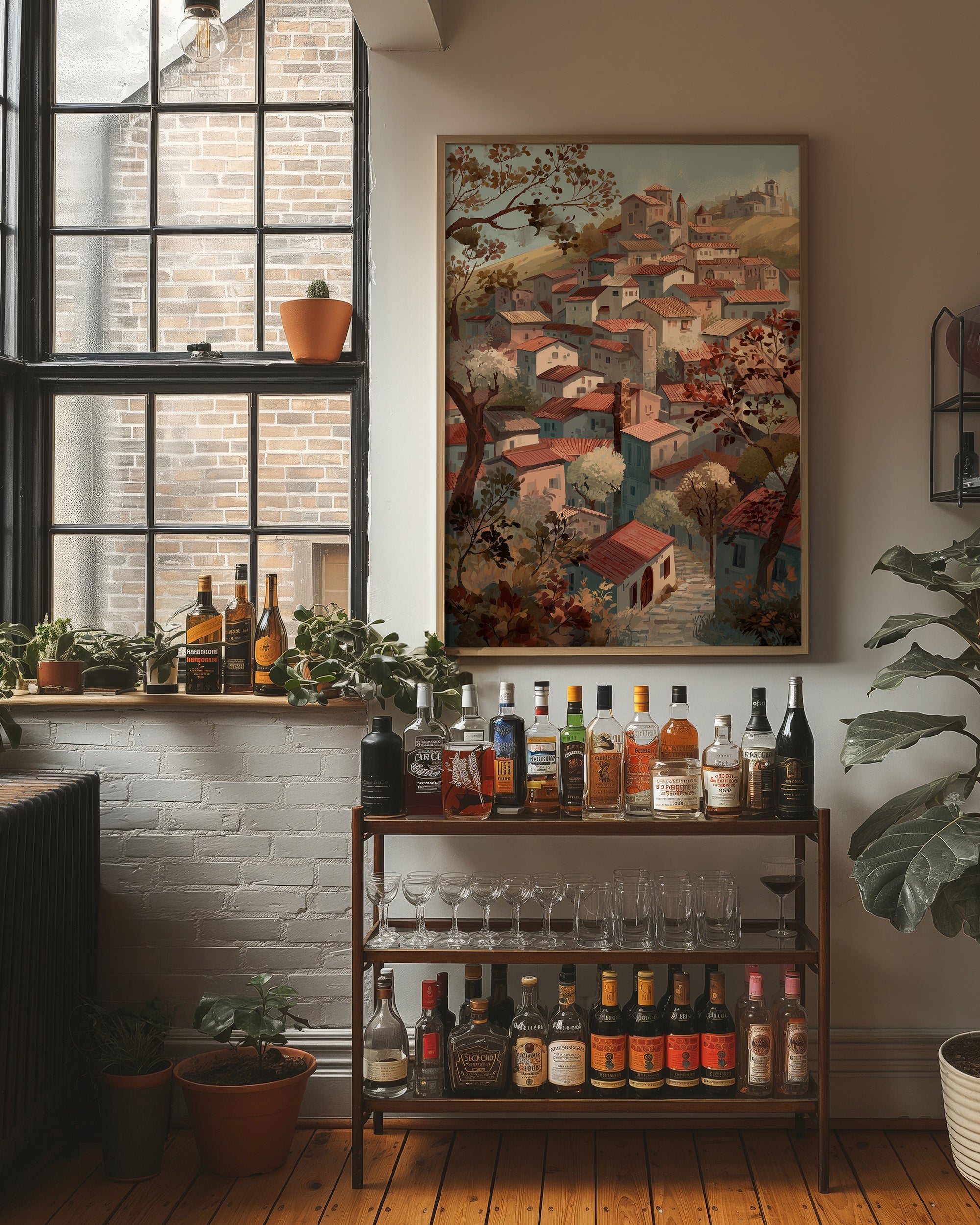 Terracotta Rooftops Climb The Hillside