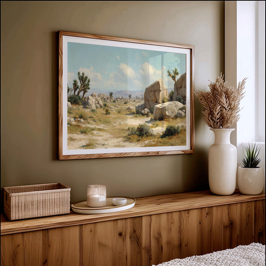 Joshua Trees Stand Through Endless Noon