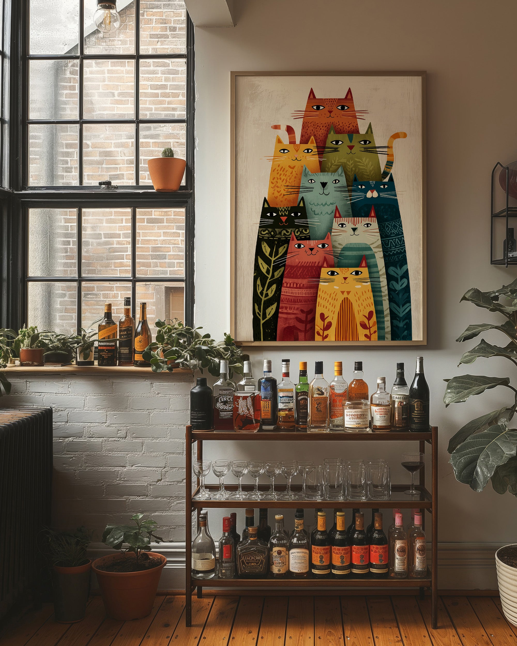When Nine Cats Found Each Other