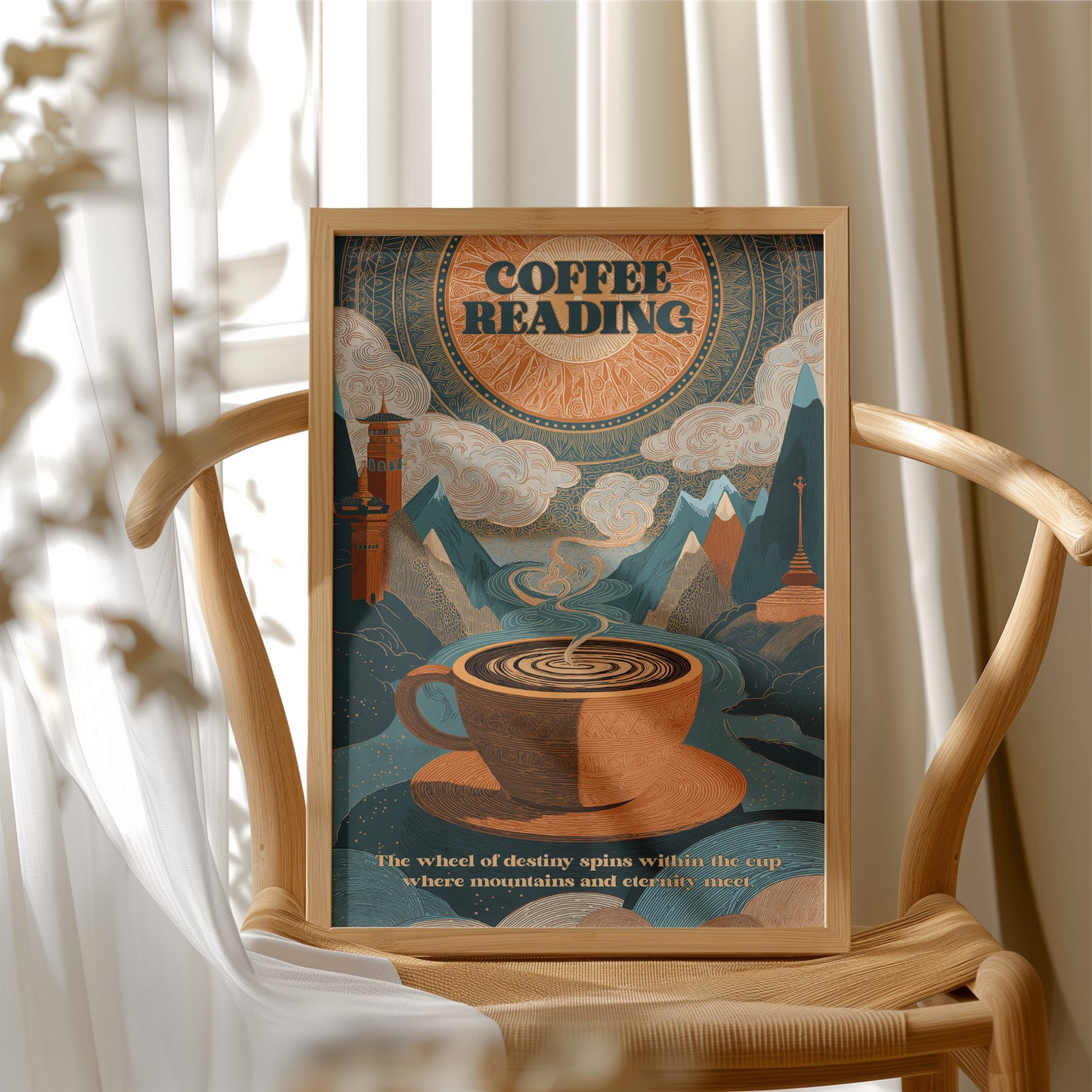 Mountains Rise From Morning's Cup