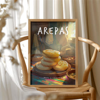 Golden Arepas In Morning Sunlight