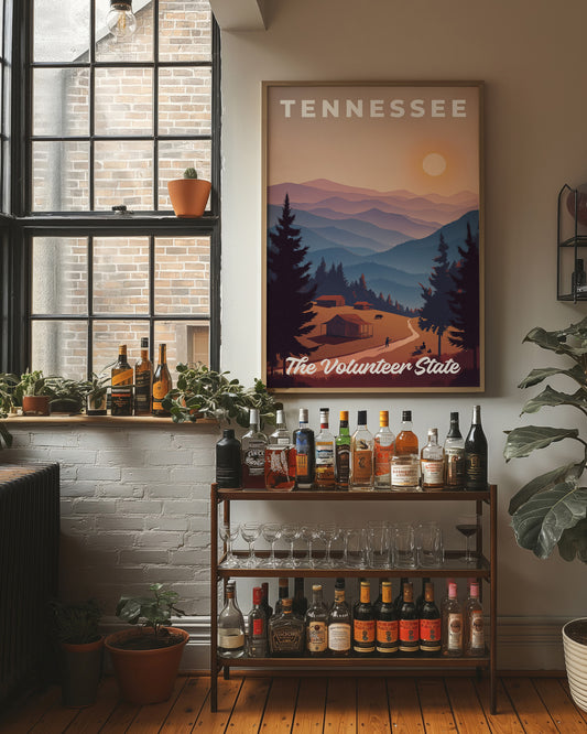 Tennessee Ridges Hold Evening's Glow