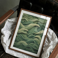 Emerald Waves Dance In Silence