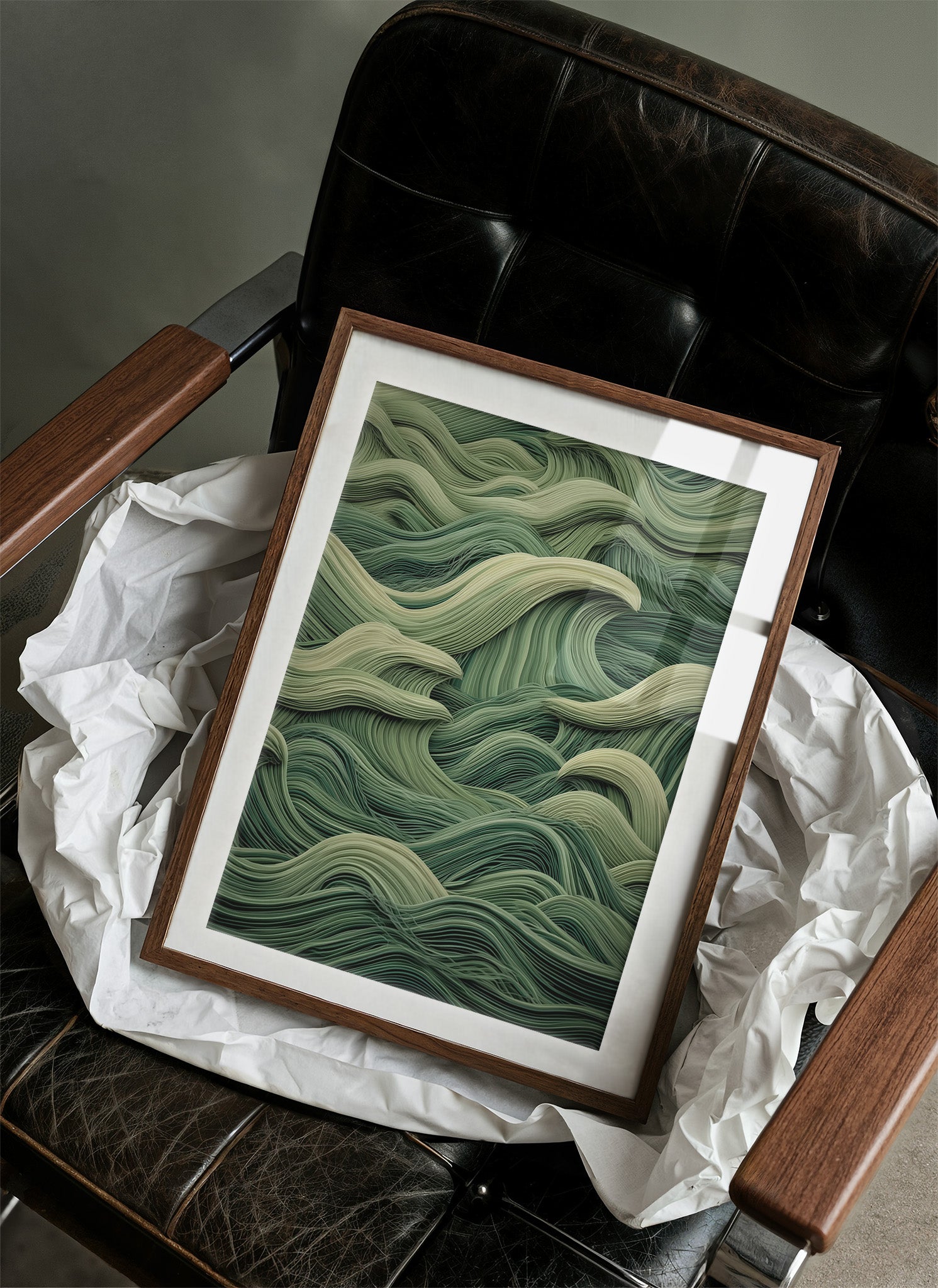 Emerald Waves Dance In Silence