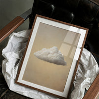 Solitary Cloud Finds Library Peace