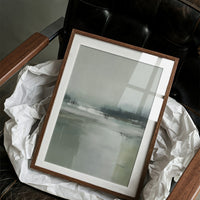 Misty Lake Finds Morning Silence